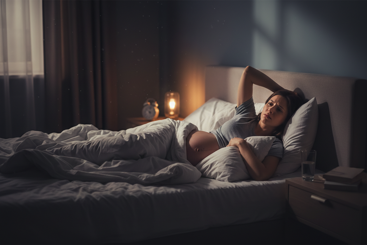 Sömnlös som gravid? LunEllas 7 vetenskapliga tips för att äntligen sova hela natten